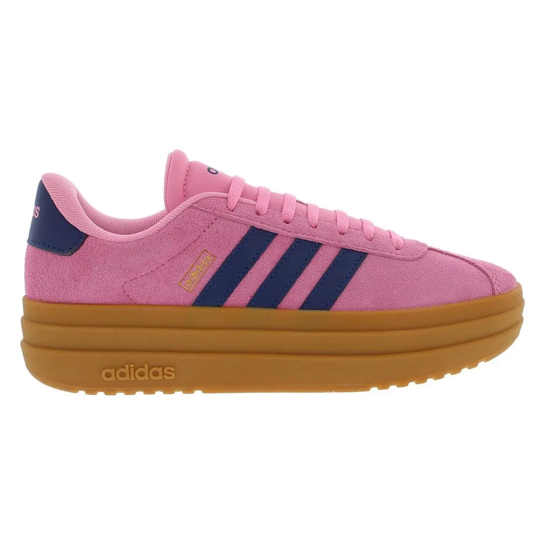 Adidas VL Court Bold Womens Shoes - Pink/Navy, Main: Pink