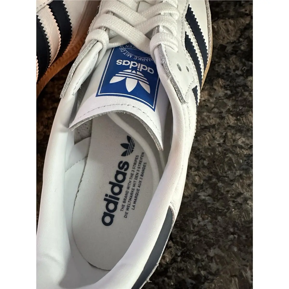 Adidas shoes - adidas Samba - Samba - IF3814 - White, Manufacturer: Cloud White/Night Indigo/Gum 5