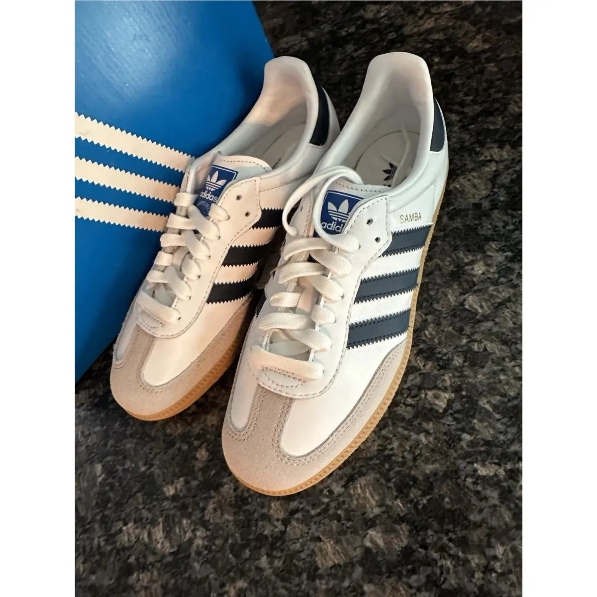 Adidas shoes - adidas Samba - Samba - IF3814 - White, Manufacturer: Cloud White/Night Indigo/Gum 14