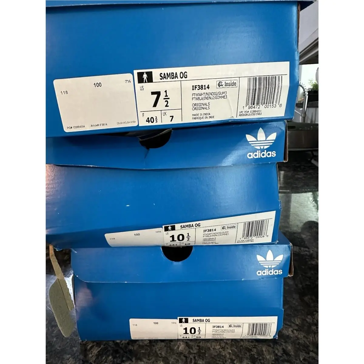 Adidas shoes - adidas Samba - Samba - IF3814 - White, Manufacturer: Cloud White/Night Indigo/Gum 20