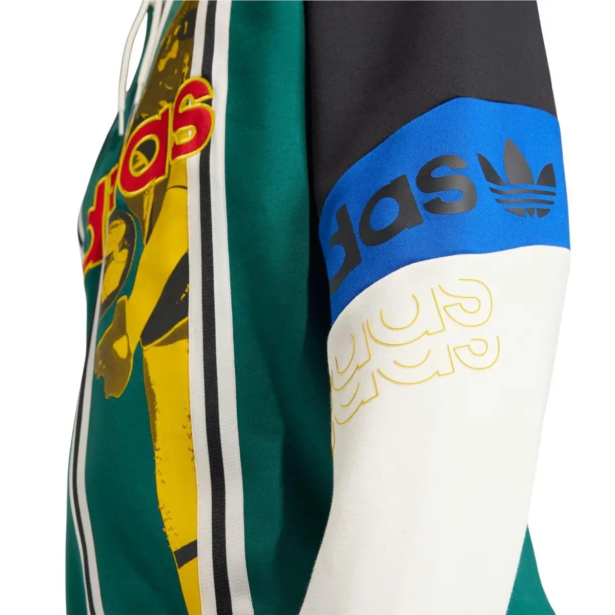 Adidas clothing - Adidas Archive Football Graphic Hoodie - KD1438 - Green 10