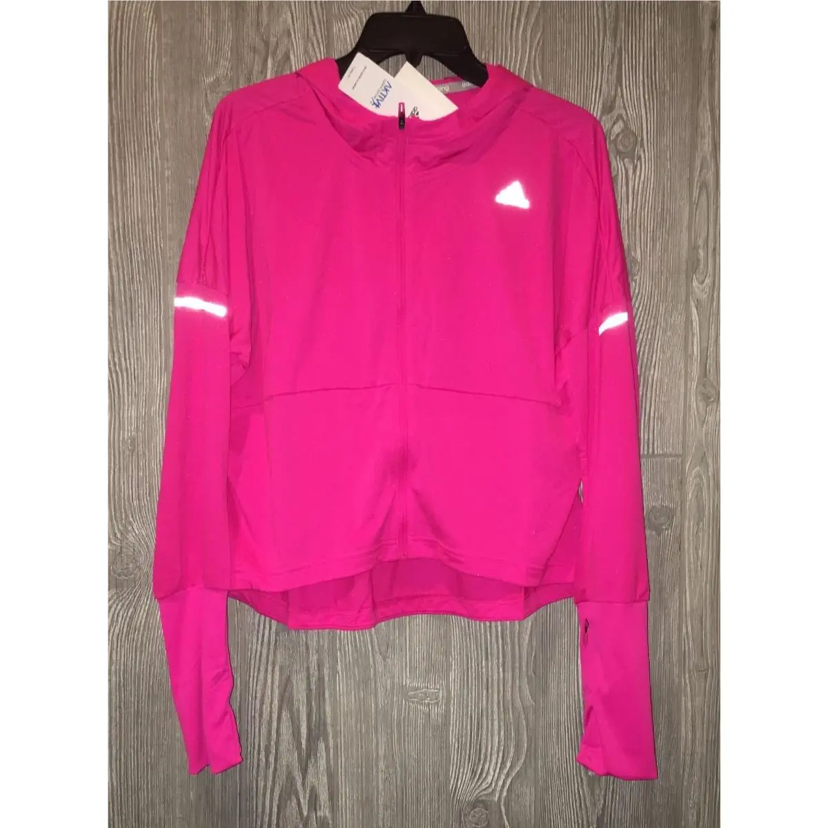Adidas clothing - ADIDAS Pure X Lightweight Reflect Full Zip Running Jacke - AI7600 - Pink, Main: Pink 0