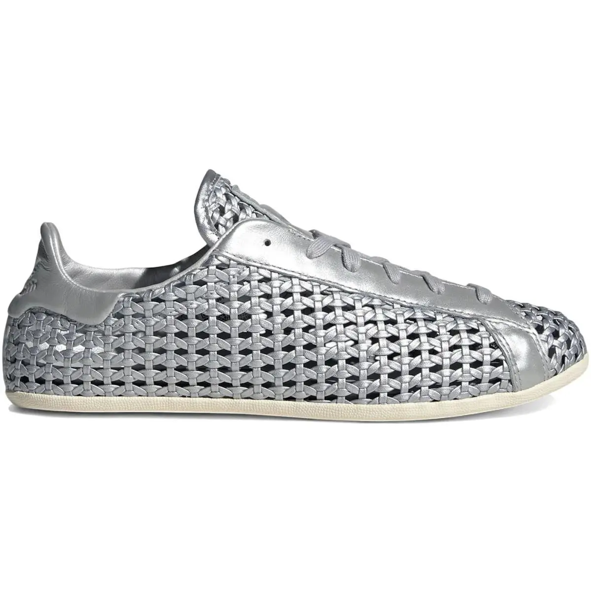 Adidas Stan Smith Lo Pro Basketweave Silver Metallic Women`s IH9355 - Multicolor