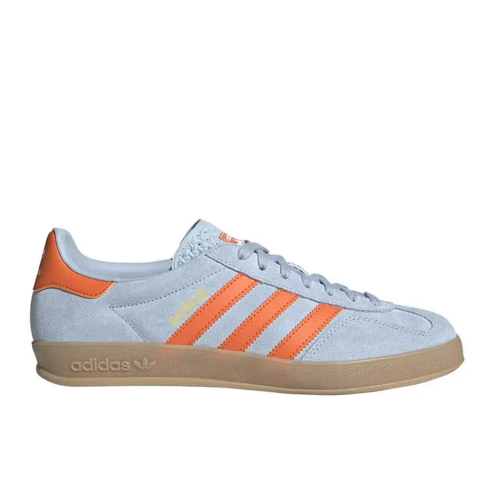 Gazelle Indoor Mens Blue Sneakers Casual Shoes JH5405 by Adidas