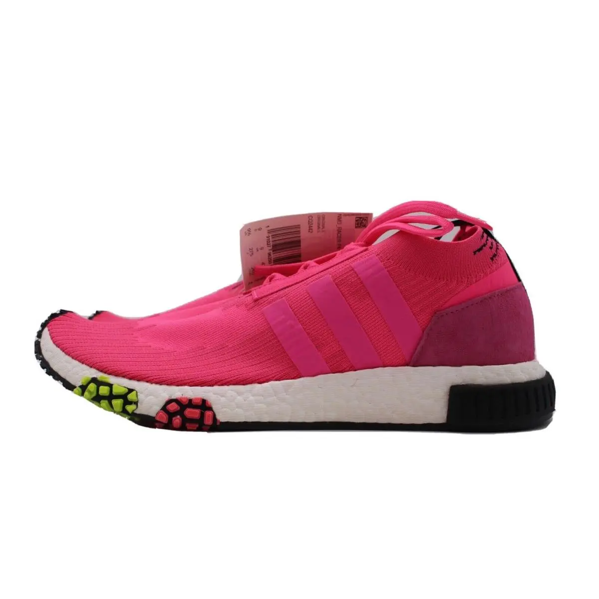 Mens  Nmd Racer PK Primeknit Pink Sneakers Shoes Casual CQ2442 All Sizes by Adidas