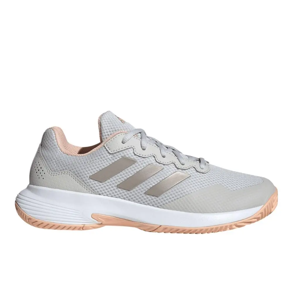 Gamecourt 2.0 Tennis Womens Grey Sneakers Athletic Shoes IH2969 by Adidas