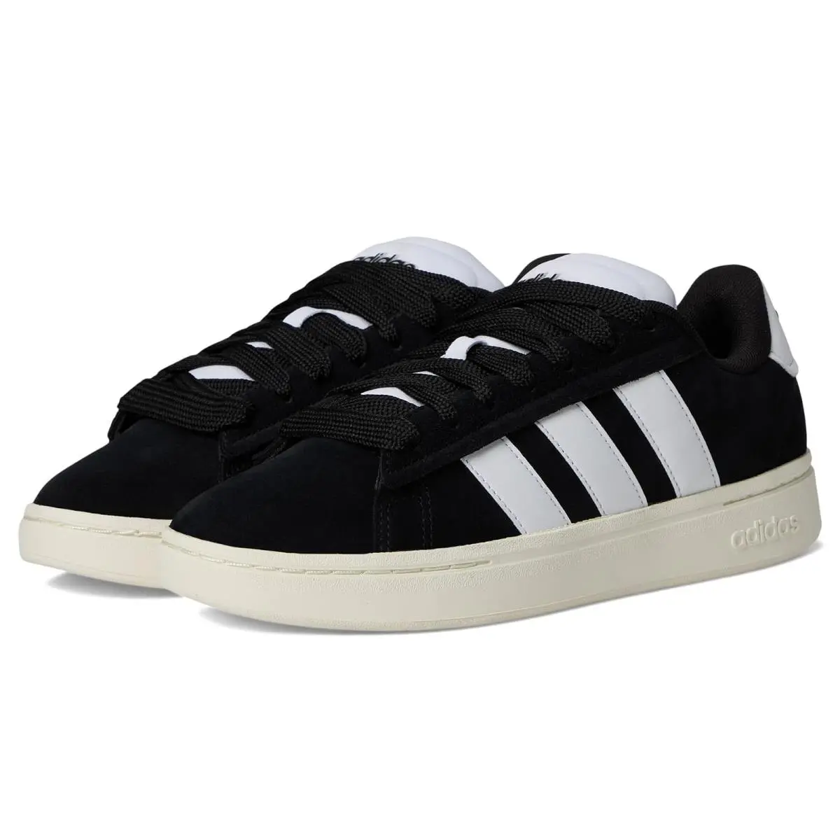 Man`s Sneakers Athletic Shoes  Grand Court Alpha Black/White/Off-White by Adidas