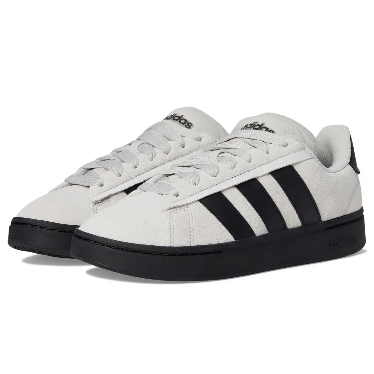 Man`s Sneakers Athletic Shoes  Grand Court Alpha Grey/Black/Black by Adidas