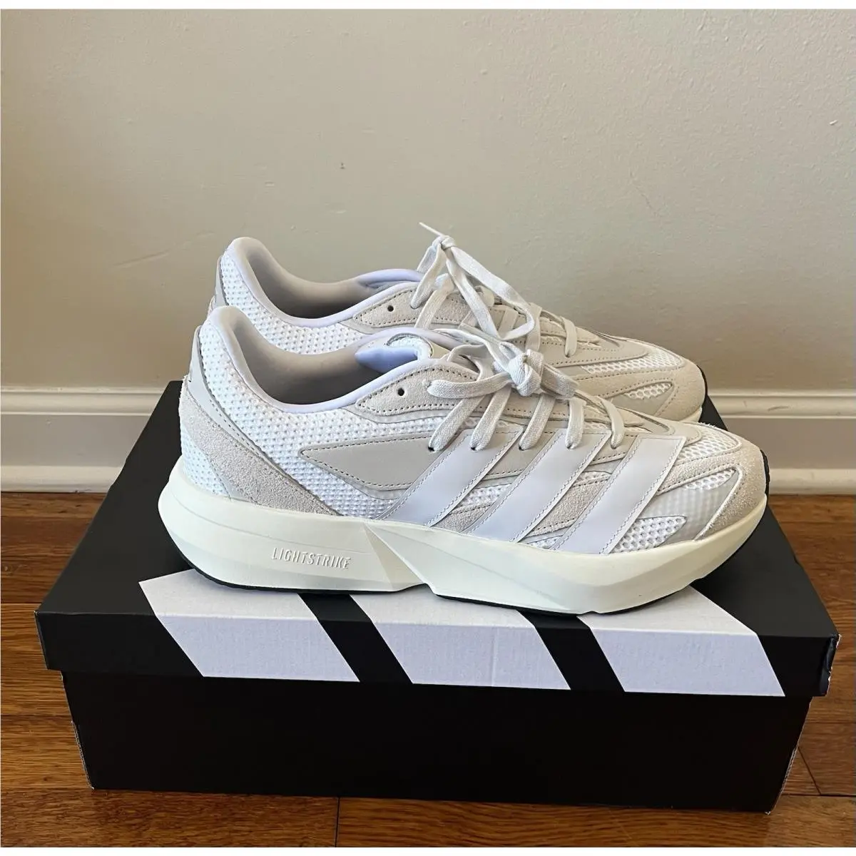 Adidas shoes - Adidas Lightblaze - Lightblaze - JH6942 - Ecru 8