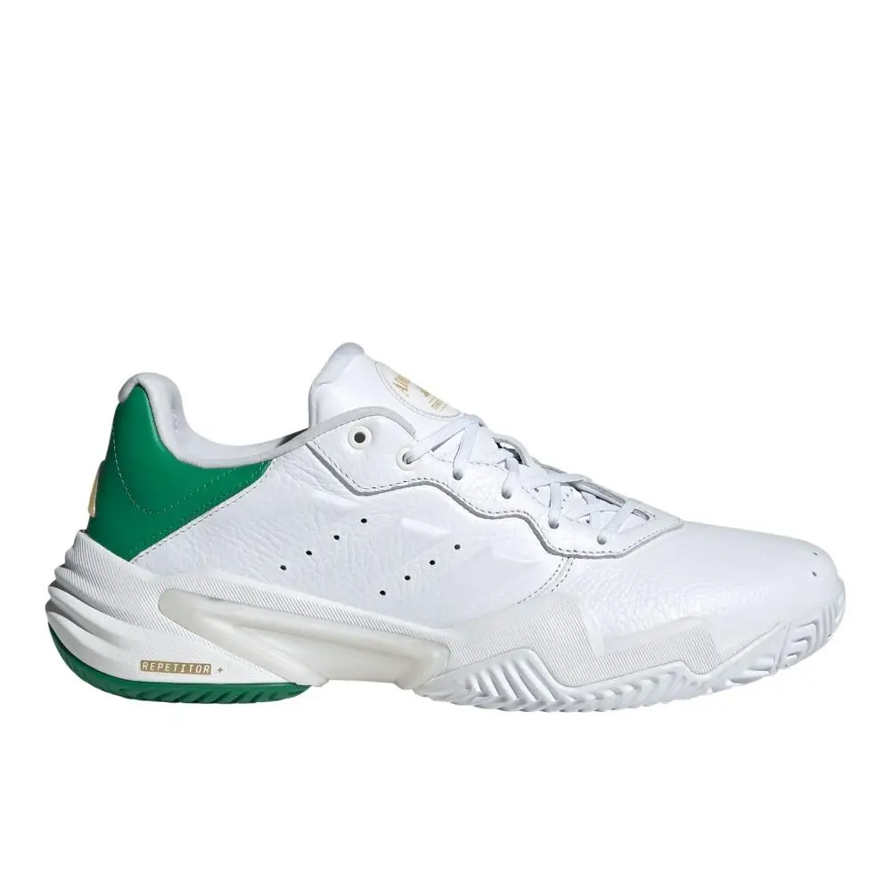 Barricade 13 Leather Tennis Mens White Sneakers Athletic Shoes JP7237 by Adidas