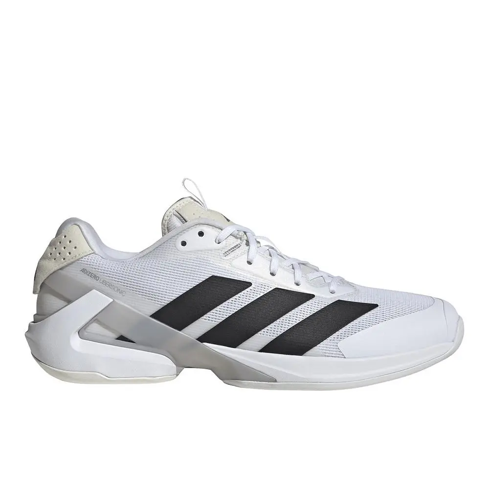 Adizero Ubersonic 5 Tennis Mens White Sneakers Athletic Shoes IE1376 9- by Adidas
