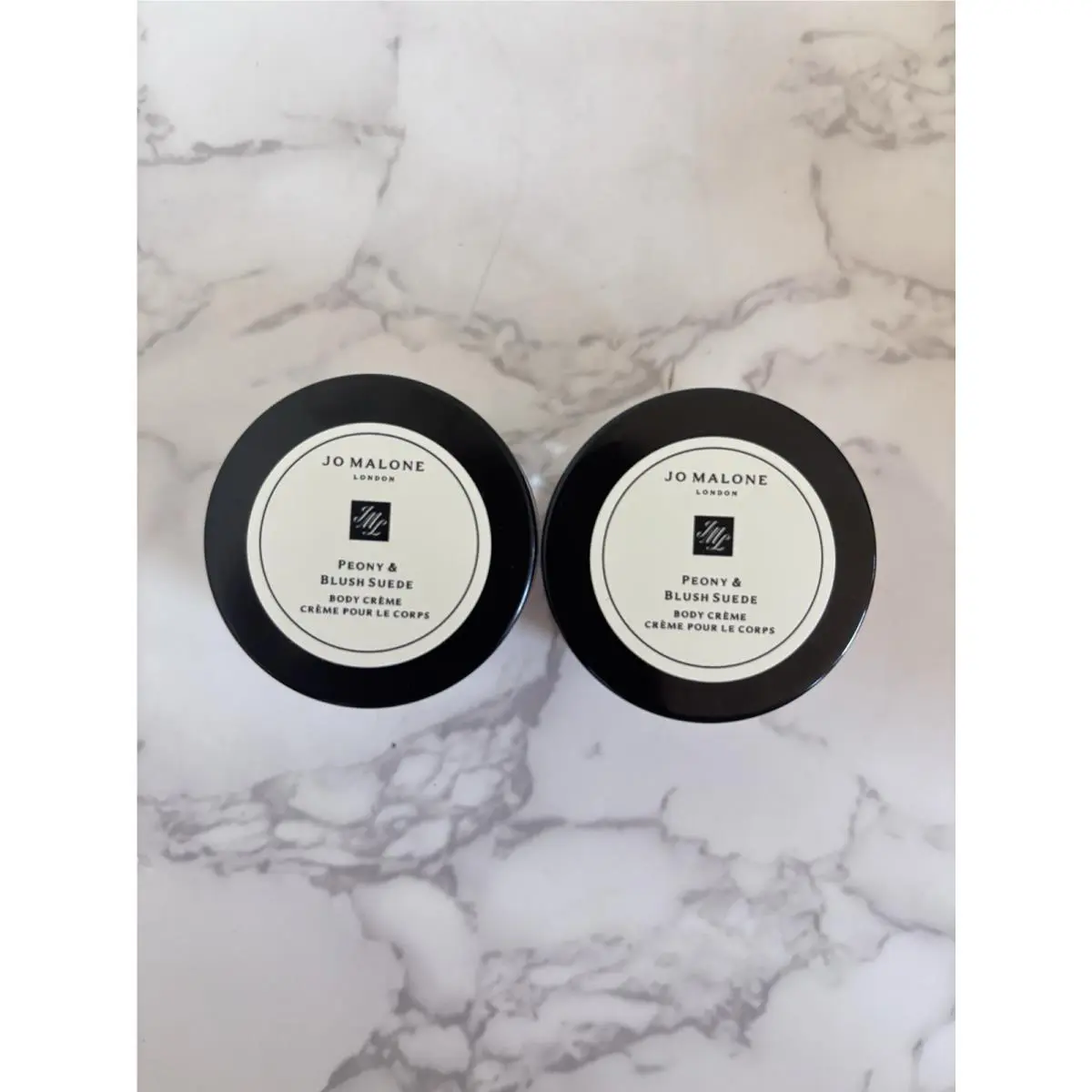 2x  London Peony Blush Suede Creme Travel Size 0.5 Fl. Oz. /15 ml by Jo Malone