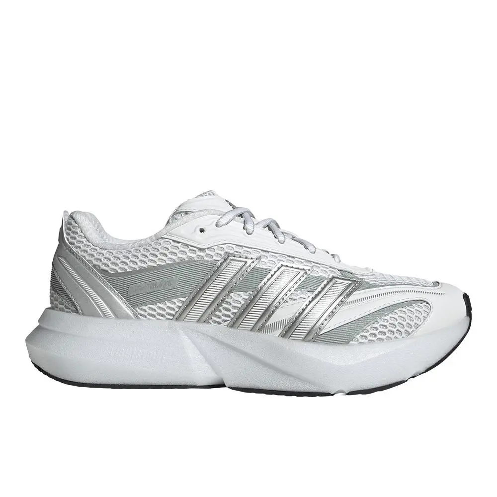 Lightblaze Glow Womens Silver White Sneakers Casual Shoes JQ7188 by Adidas