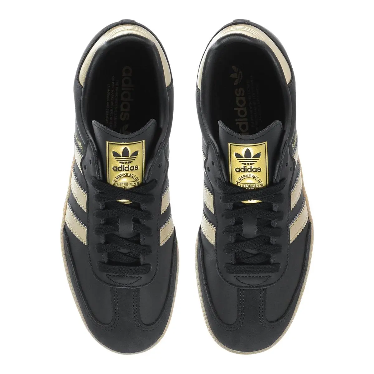 Adidas shoes - Samba Og - Samba - KK2503 - Core Black/Thermal Chrome Gold/Gum4 1