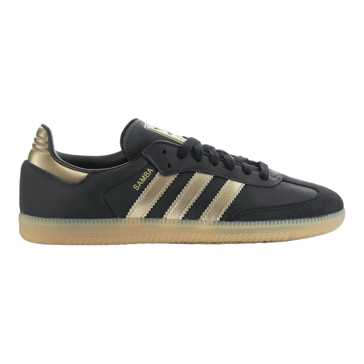 Adidas shoes - Samba Og - Samba - KK2503 - Core Black/Thermal Chrome Gold/Gum4 8