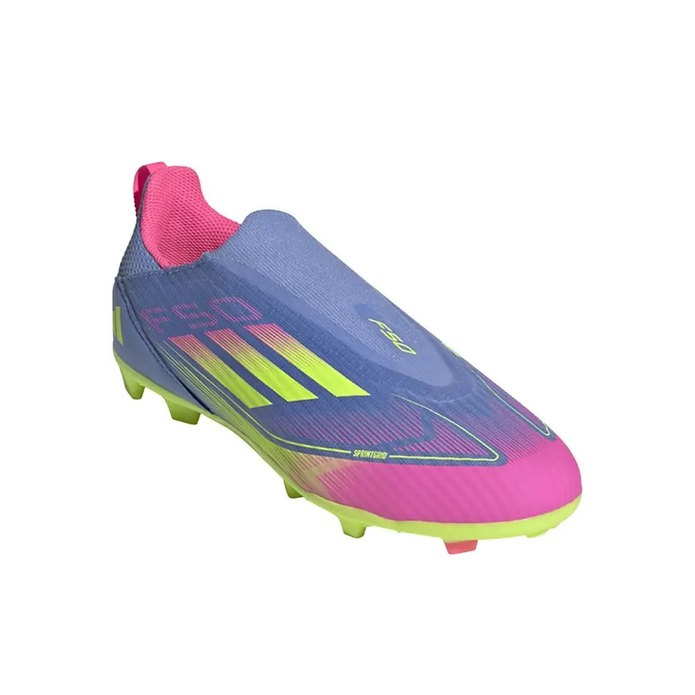 Adidas shoes - adidas F50 League Laceless FirmMultiGround - IE3742 - Blue 6
