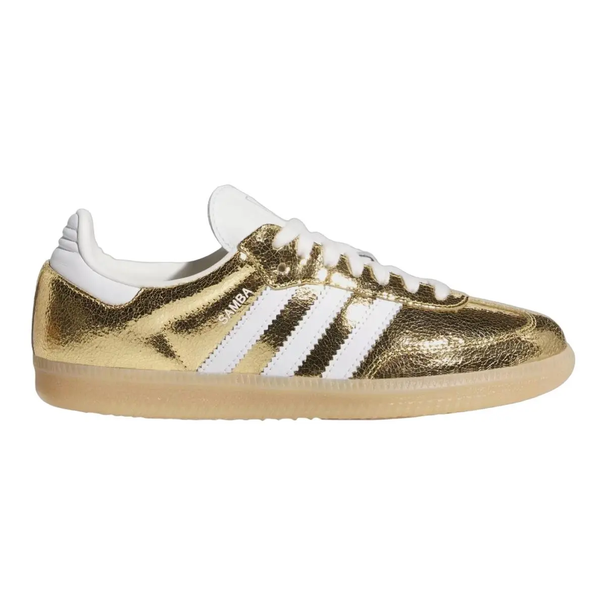 Adidas Samba OG Gold Metallic Walking Shoe Women Sz 5-11 Gold White Core KI5719