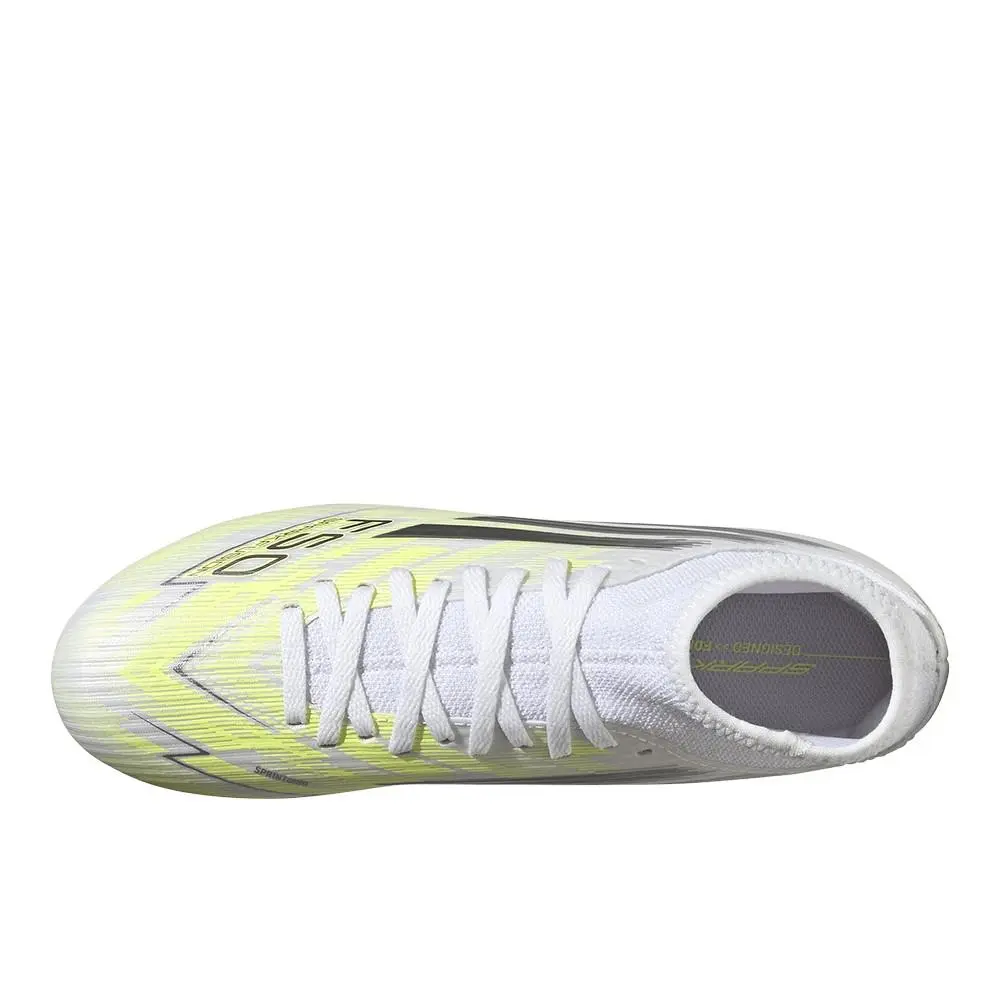 Adidas shoes - adidas F50 Sparkfusion Club Mid Cut Firm Ground  Artificial Groun - JQ4584 - White 2