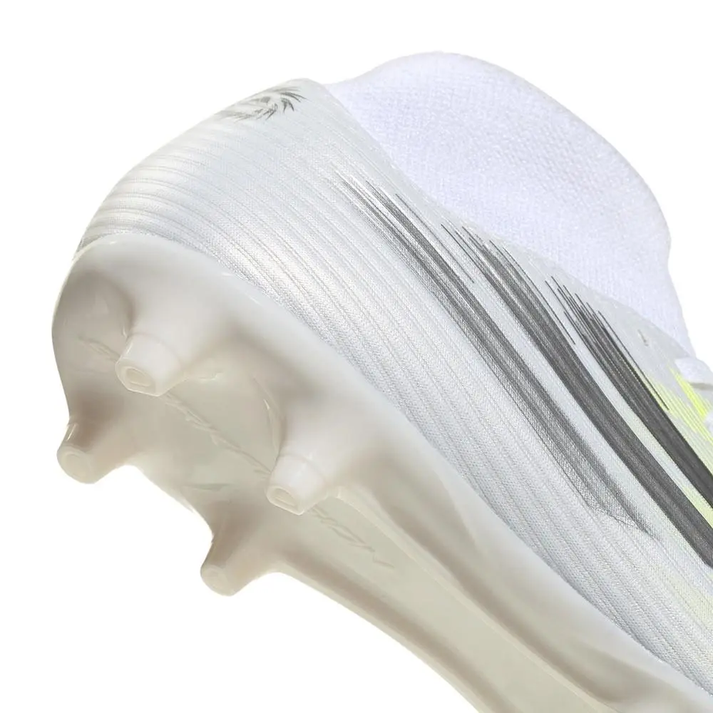 Adidas shoes - adidas F50 Sparkfusion Club Mid Cut Firm Ground  Artificial Groun - JQ4584 - White 4