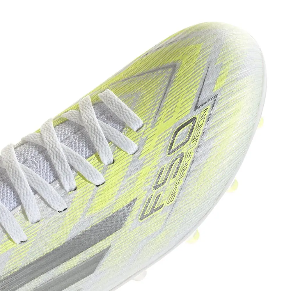 Adidas shoes - adidas F50 Sparkfusion Club Mid Cut Firm Ground  Artificial Groun - JQ4584 - White 5