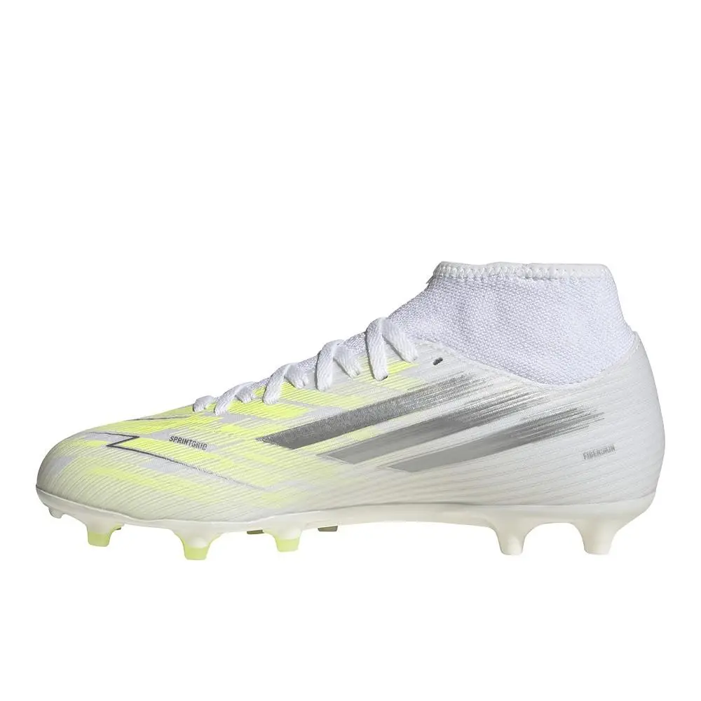 Adidas shoes - adidas F50 Sparkfusion Club Mid Cut Firm Ground  Artificial Groun - JQ4584 - White 9