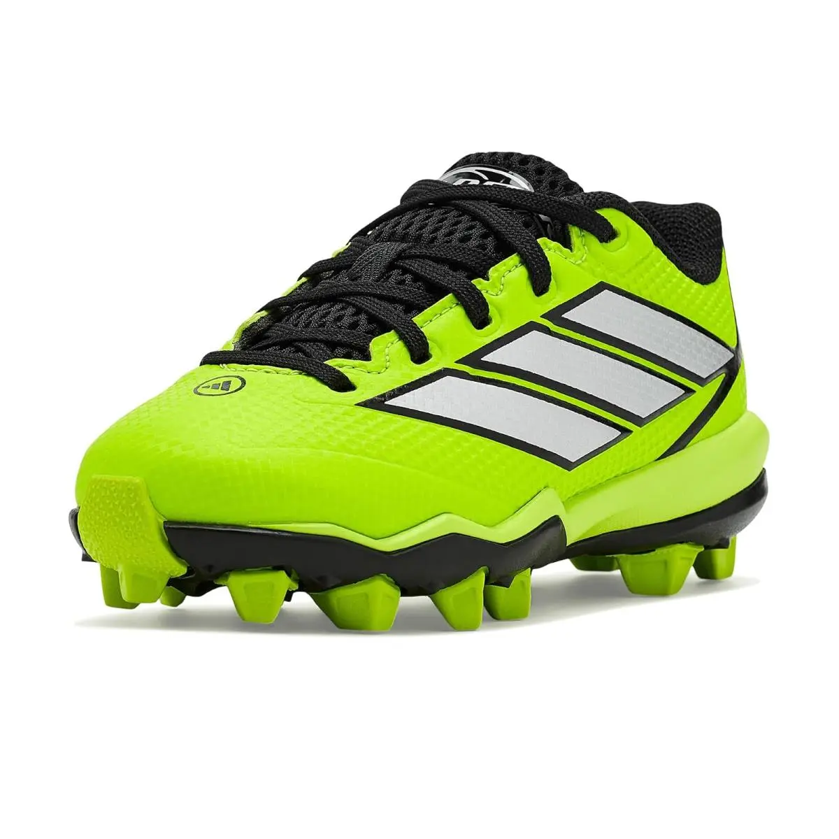 Adidas Kids Adizero Impact Molded 2.0 Baseball Toddler/little Kid/big Kid - Solar Slime/Silver Metallic/Black