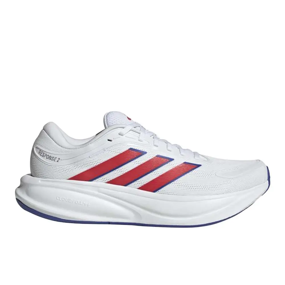 Response 2 Running Mens Red White Sneakers Athletic Shoes KJ1751 by Adidas