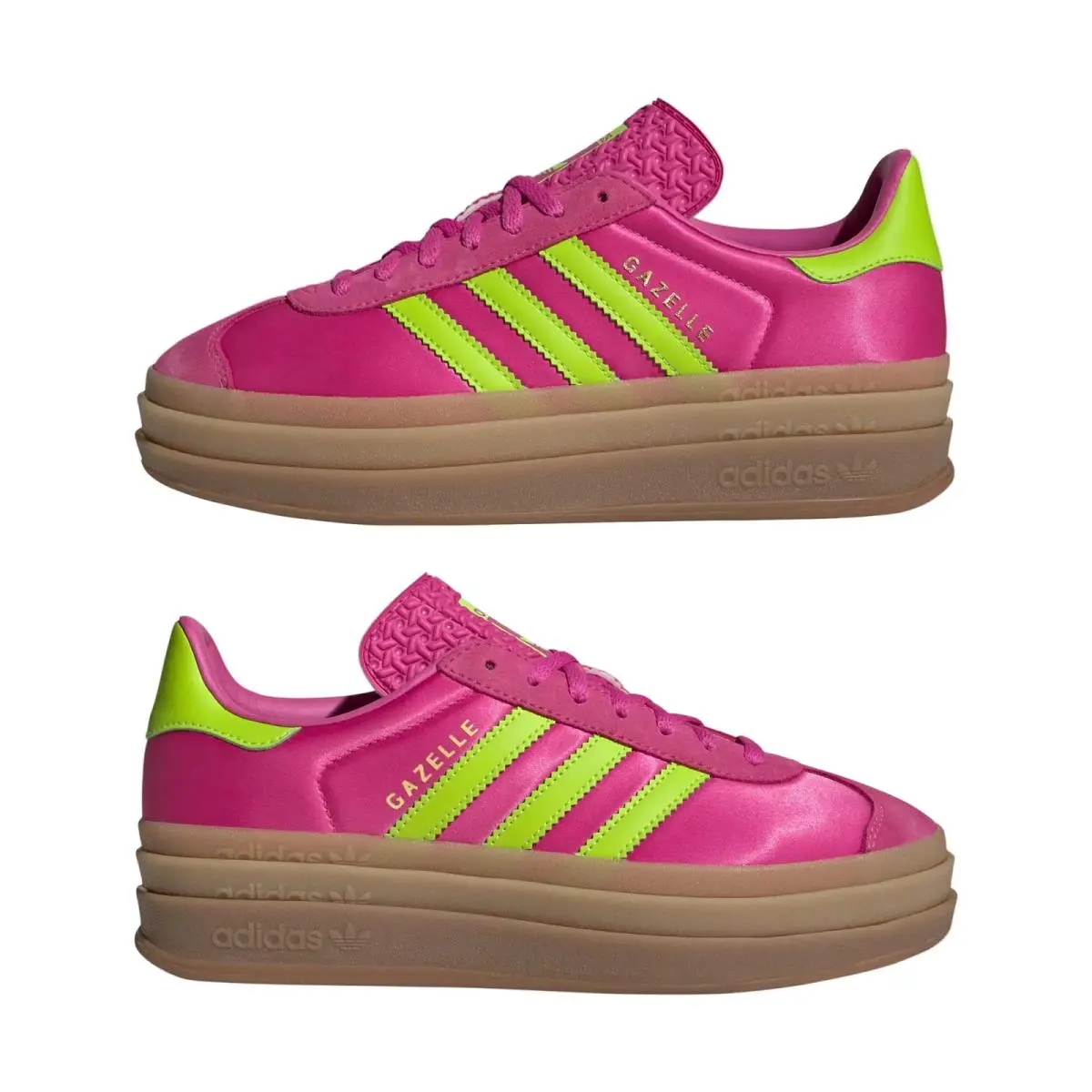 Adidas shoes - Semi Lucid Fuchsia/Solar Slime/Gold Metallic 5