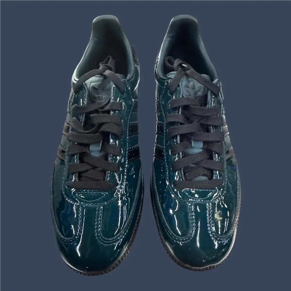 Adidas shoes - Adidas Samba OG JR8750 | Aurora Ivy Patent Leather | Women`s 5