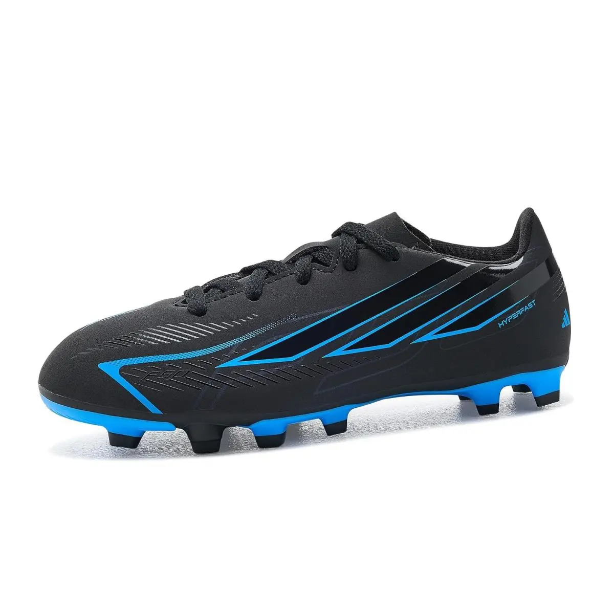 Adidas shoes - Black/Black/Lucid Ray Blue 6