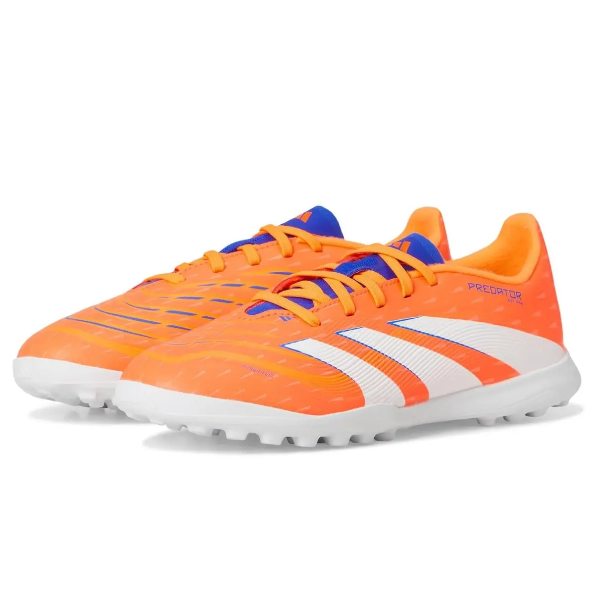 Children Unisex  Kids League Predator Turf Cleats Little Kid/big Kid Signal Coral/White/Beam Orange by Adidas