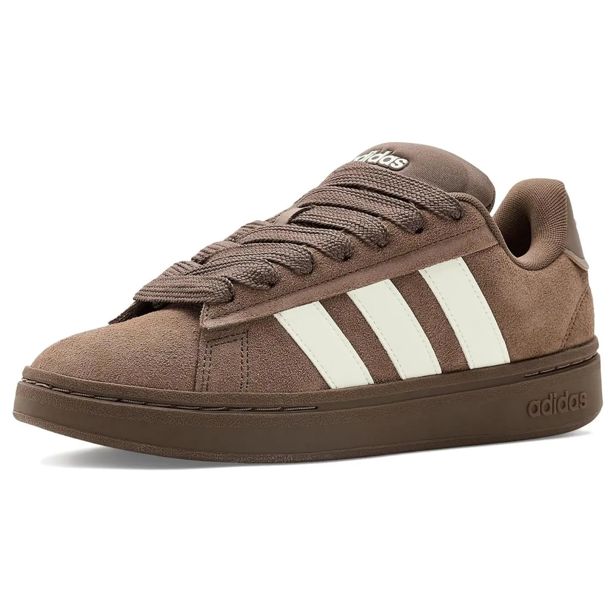 Man`s Sneakers Athletic Shoes  Grand Court Alpha Shoes Earth Strata/Off White/Earth Strata by Adidas