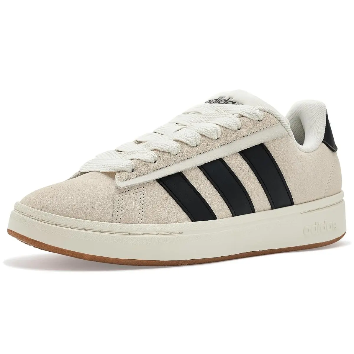 Man`s Sneakers Athletic Shoes  Grand Court Alpha Shoes Off White/Black/Gum by Adidas