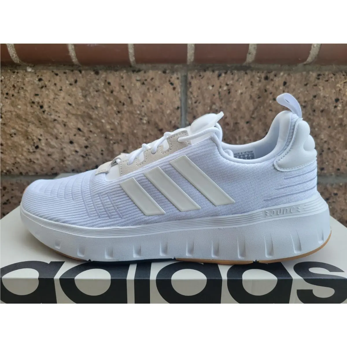 Swift Run 23 Shoes Men`s Sizes Cloud White Core Black IG4703 by Adidas