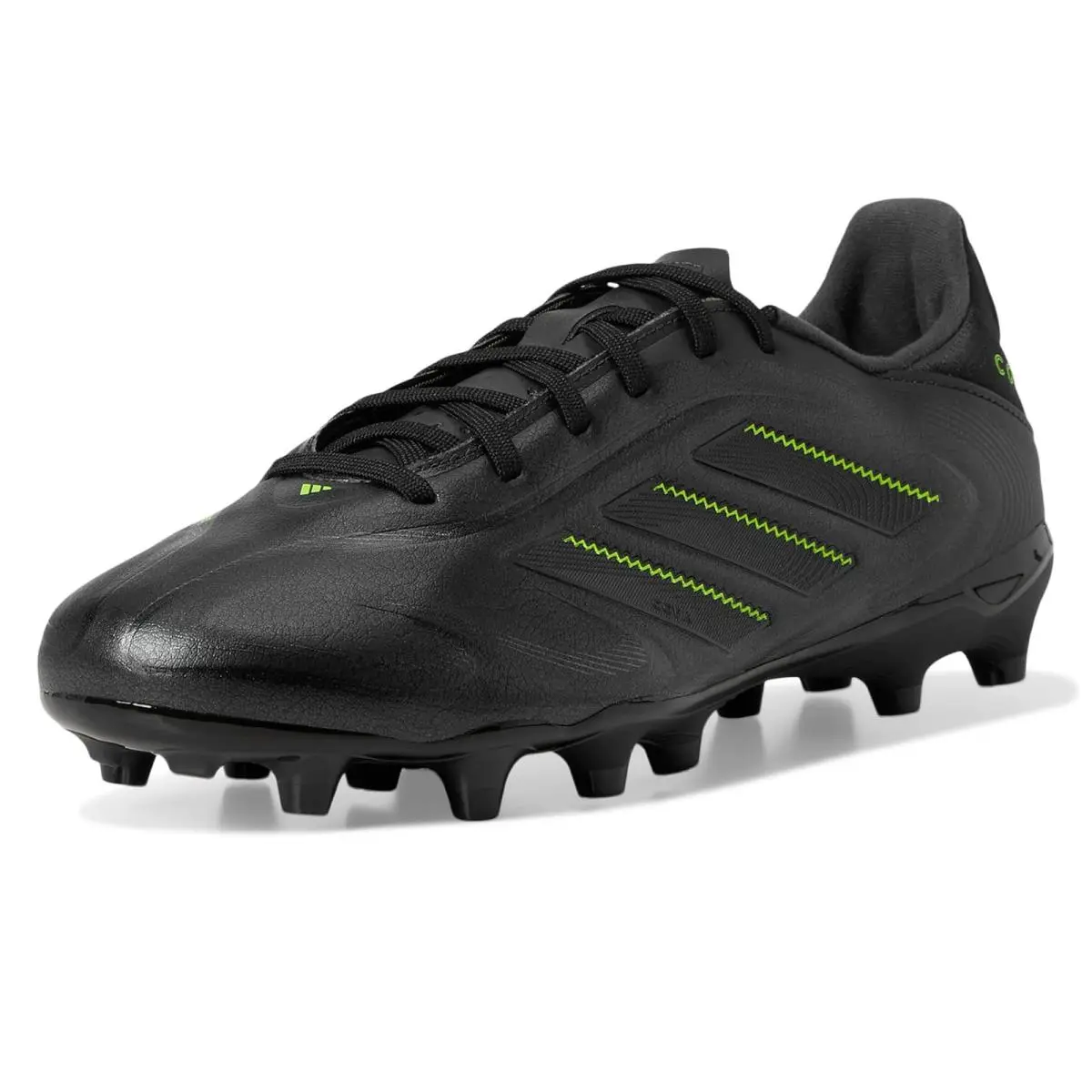 Adidas shoes - Black/Solid Grey/Lucid Lemon 5