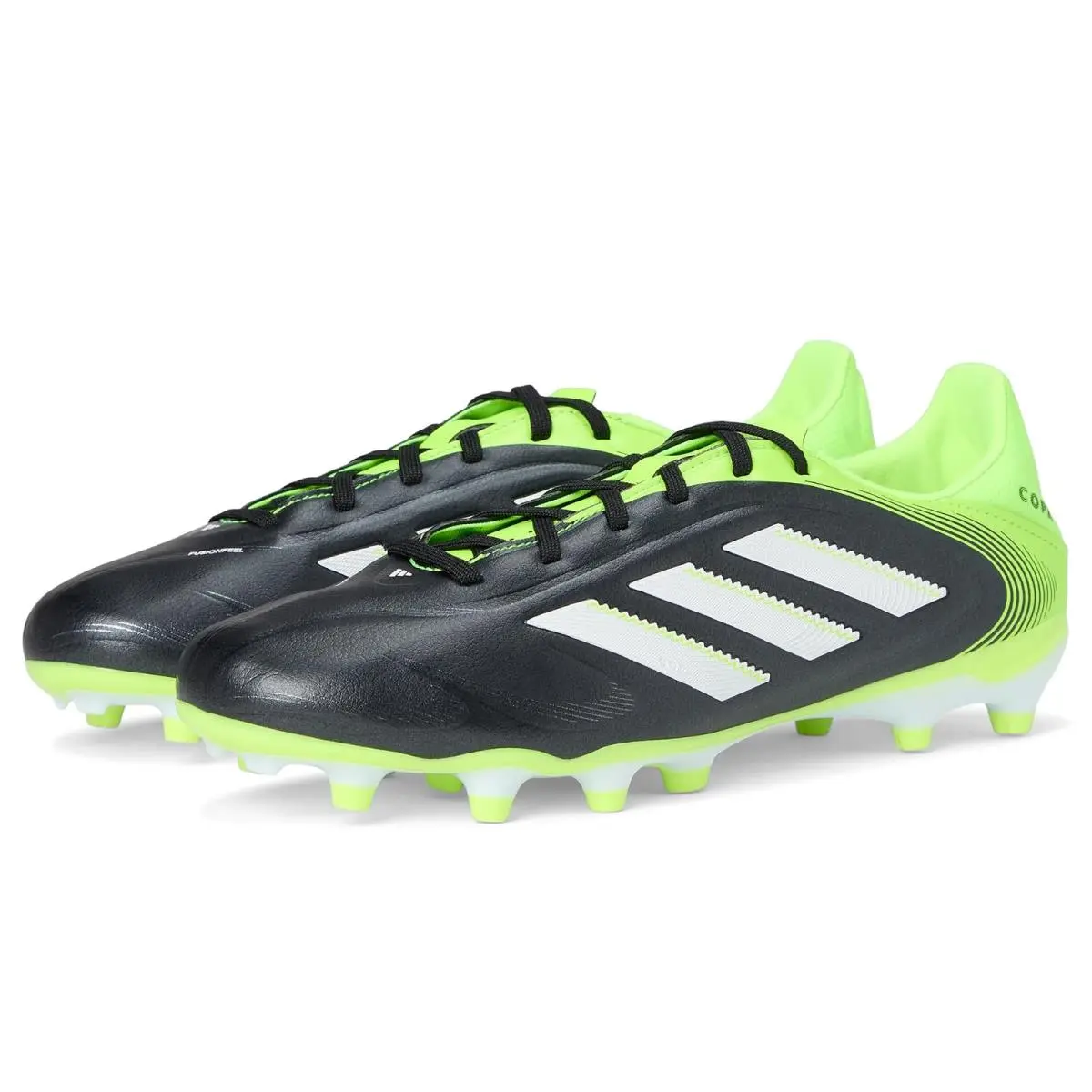 Unisex Shoes  Copa League Pure 3 Firm/multi Ground Soccer Cleats Black/White/Lucid Lemon by Adidas