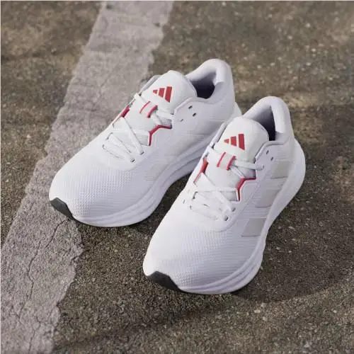 Adidas shoes - Cloud White / Grey One / Power Red 3