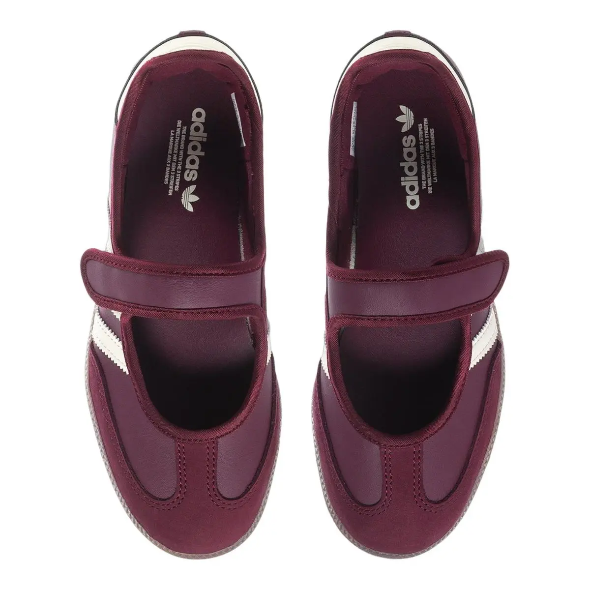 Adidas shoes - Samba Jane - Samba Jane - Maroon/Cream White/Gold Metallic 1