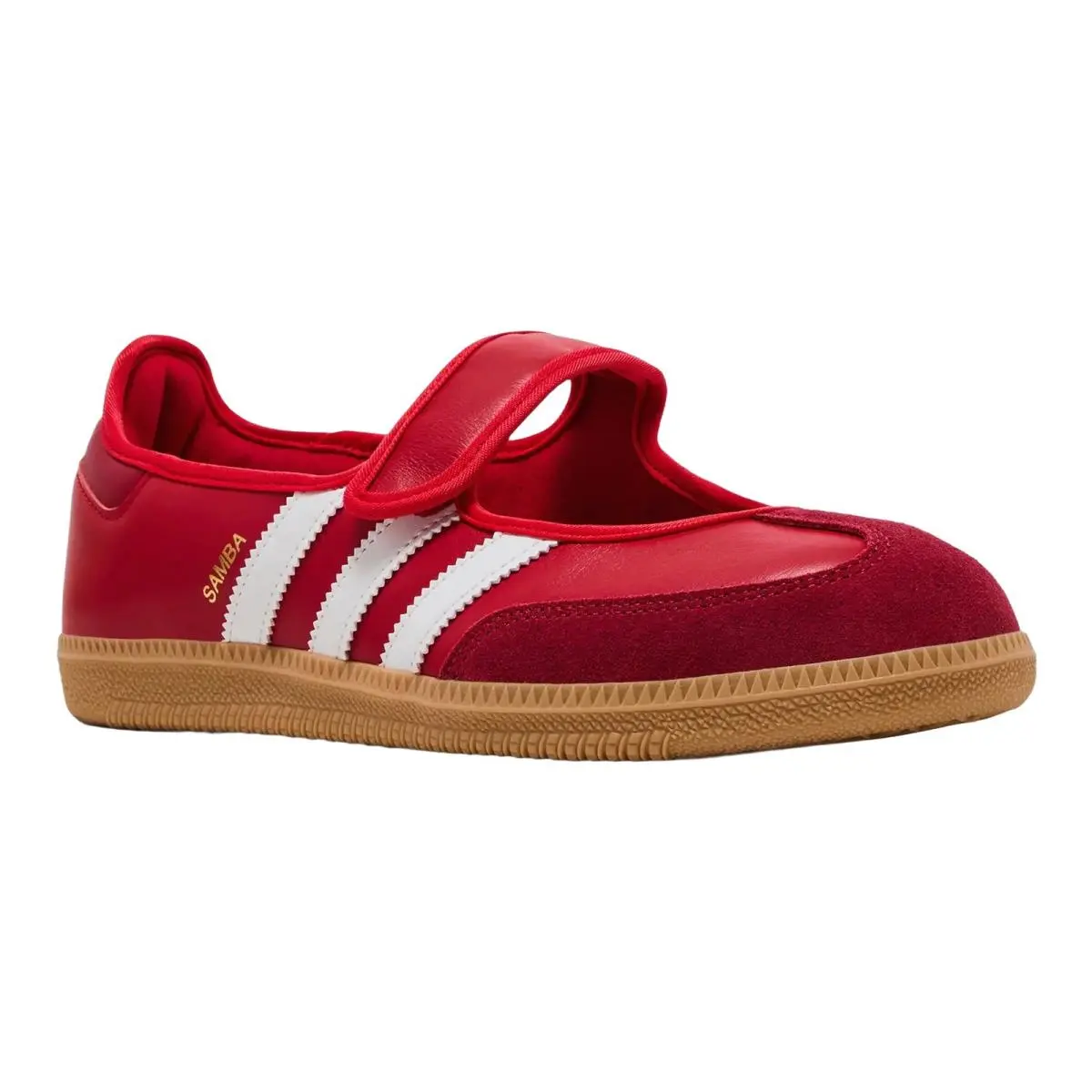 Adidas shoes - Samba Jane - Samba Jane - Maroon/Cream White/Gold Metallic 24