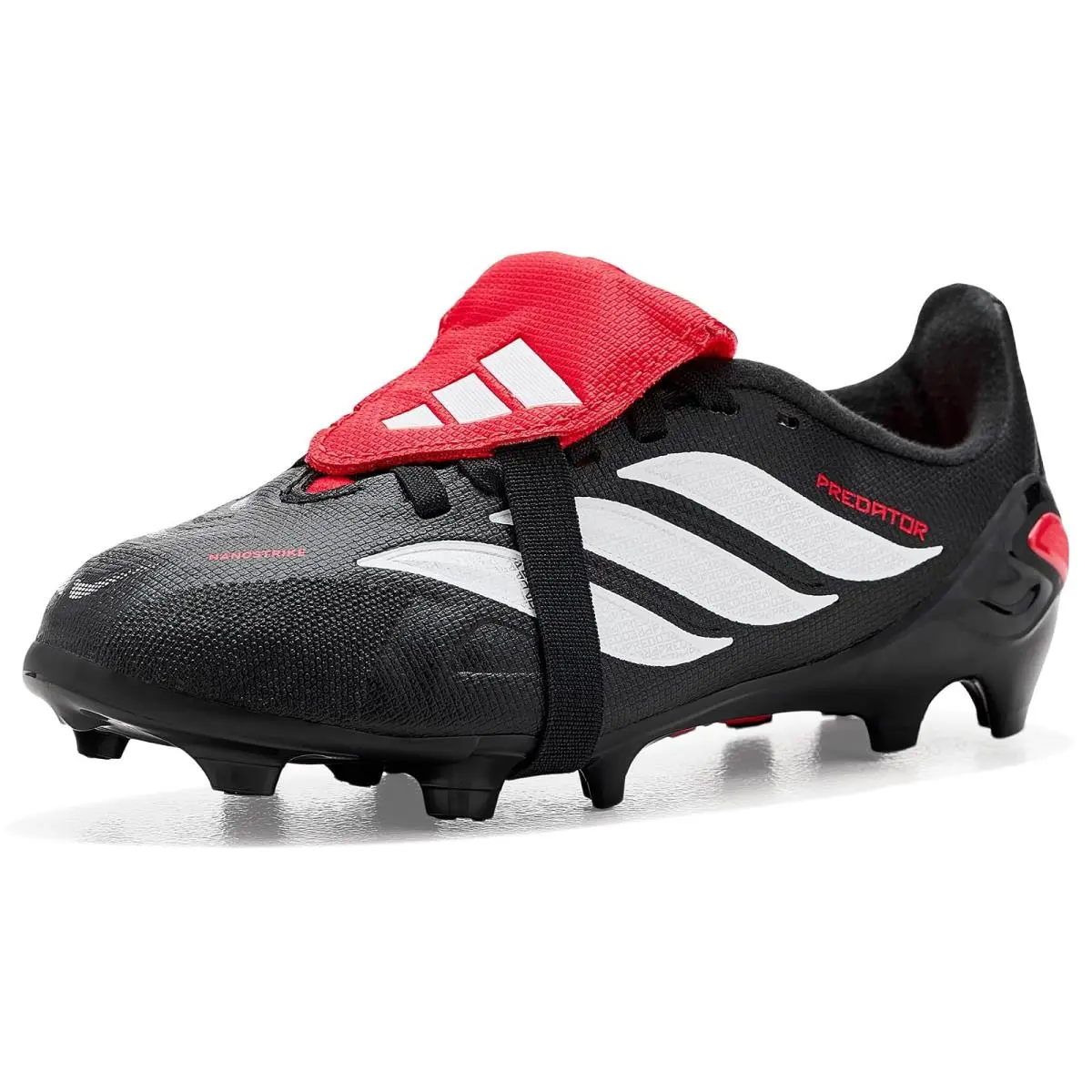 Children Unisex Sneakers Athletic Shoes  Kids Black/White/Lucid Red by Adidas