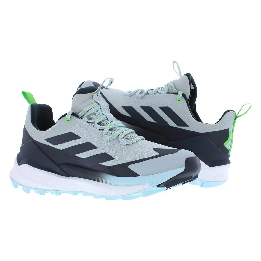 Adidas shoes - Semi Flash Aqua/Carbon/Lucid Lime, Main: Grey 5
