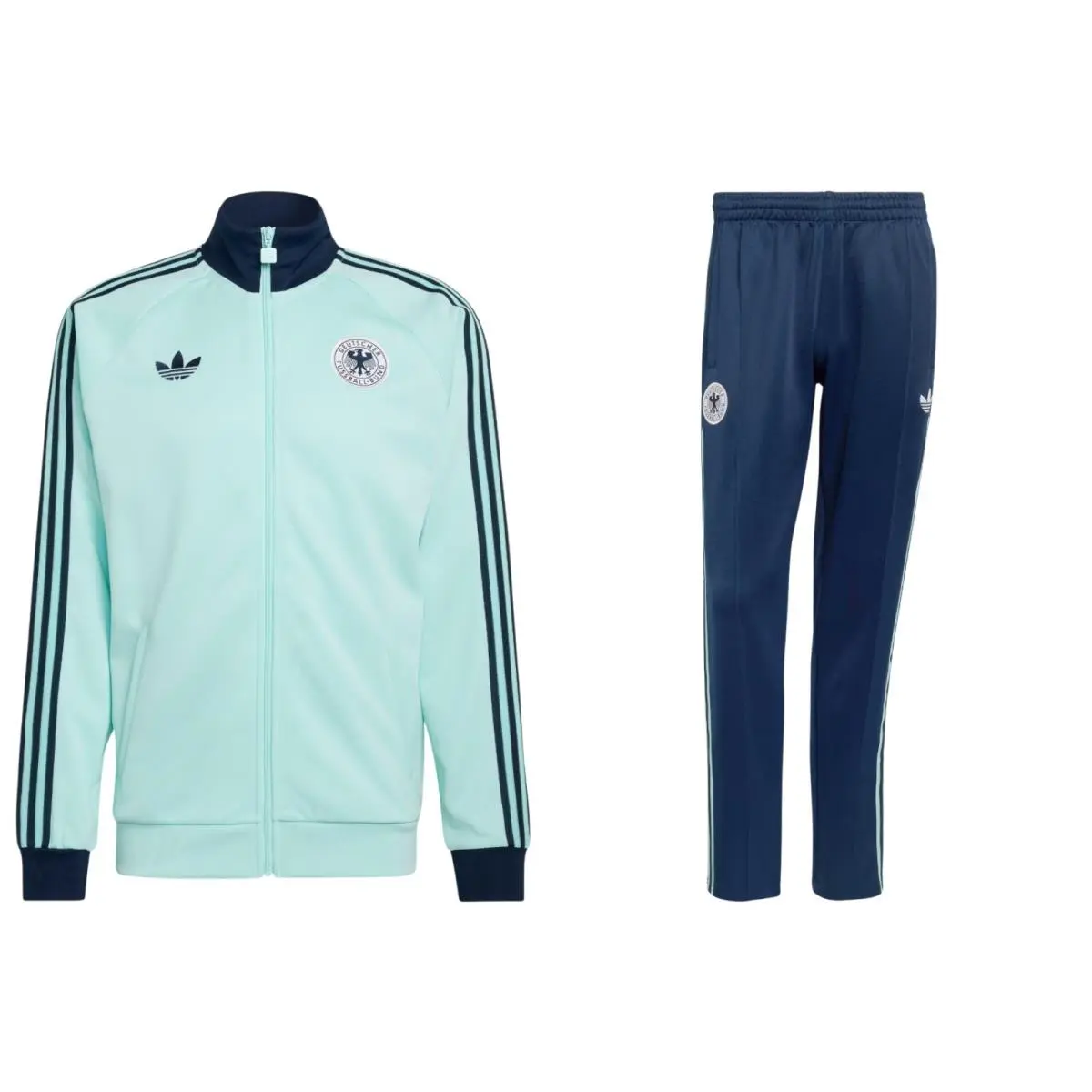 Men`s  Originals Aqua Germany Fifa World Cup Jacket Pants Track Suit by Adidas