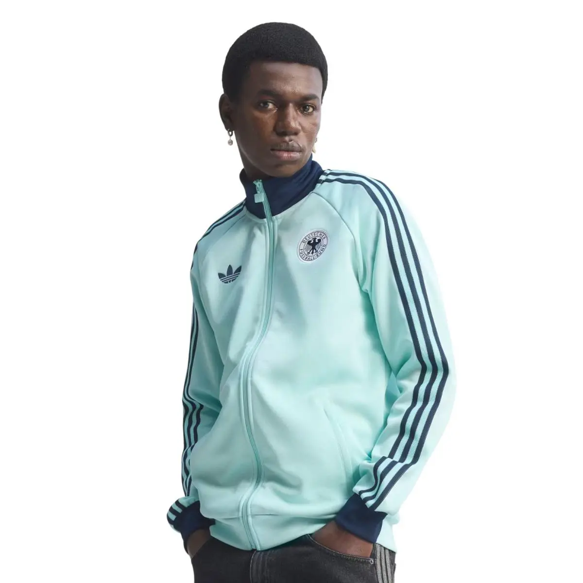 Adidas clothing - Germany Track Suit - Germany Track Suit - Aqua 1