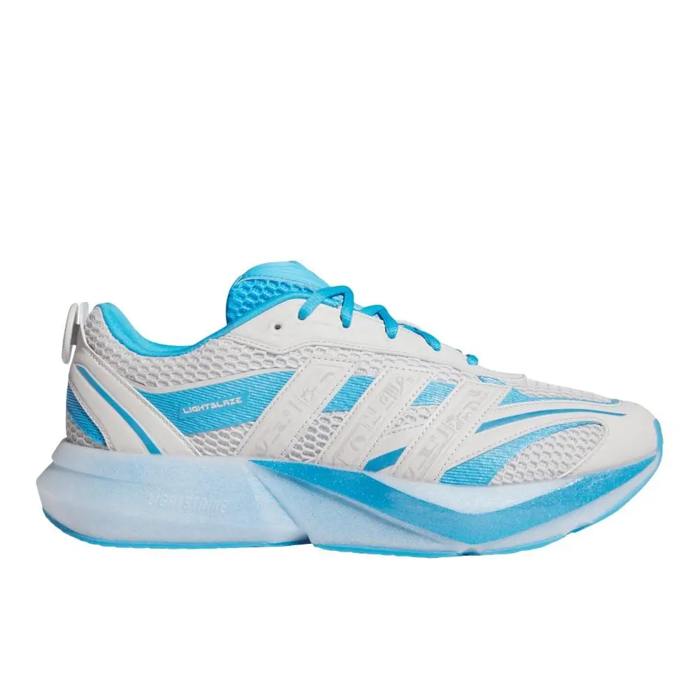 Lightblaze Glow Mens Blue White Sneakers Casual Shoes HQ5058 by Adidas