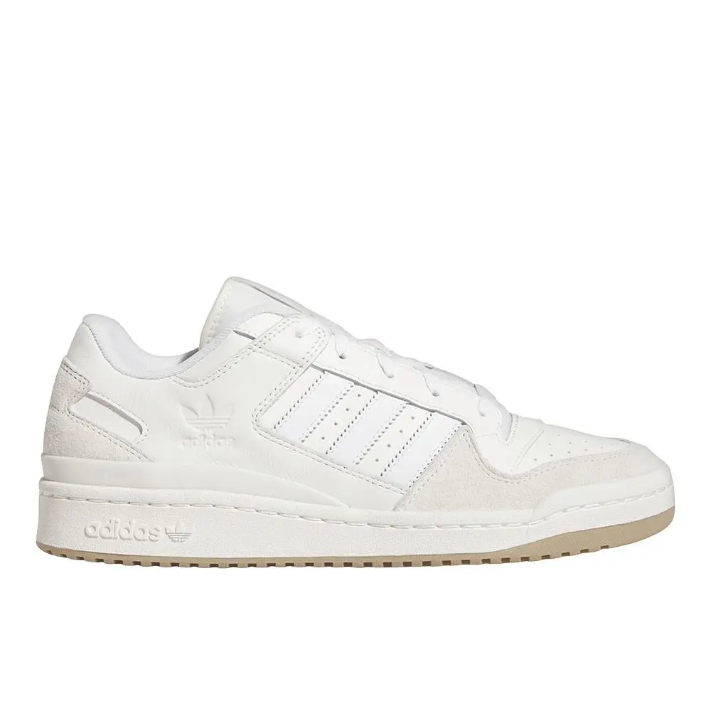 Forum Low Classic Mens White Sneakers Casual Shoes ID6858 by Adidas