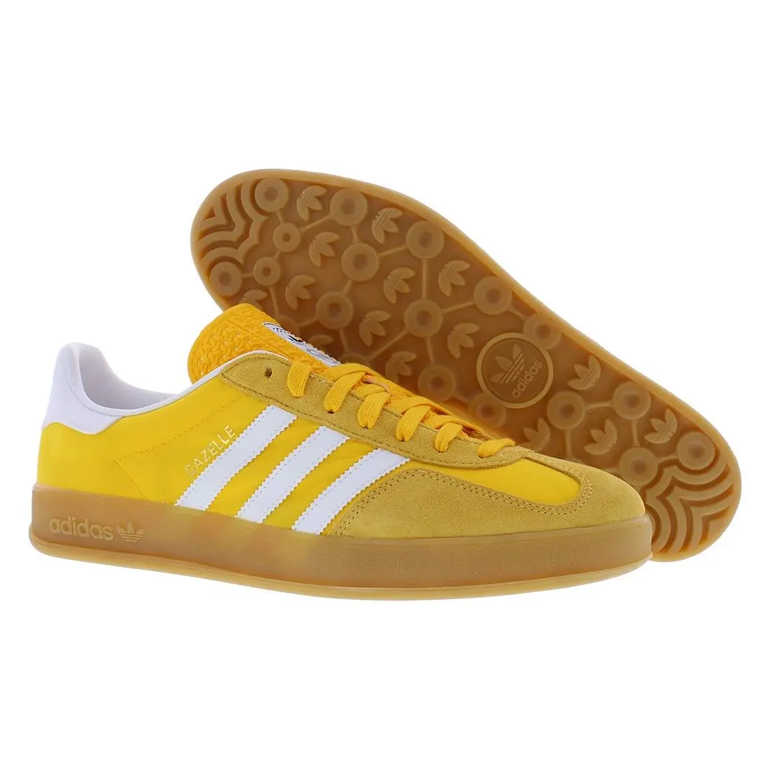 Adidas Gazelle Indoor Mens Shoes Size 8.5 Color: Crew Yellow/white
