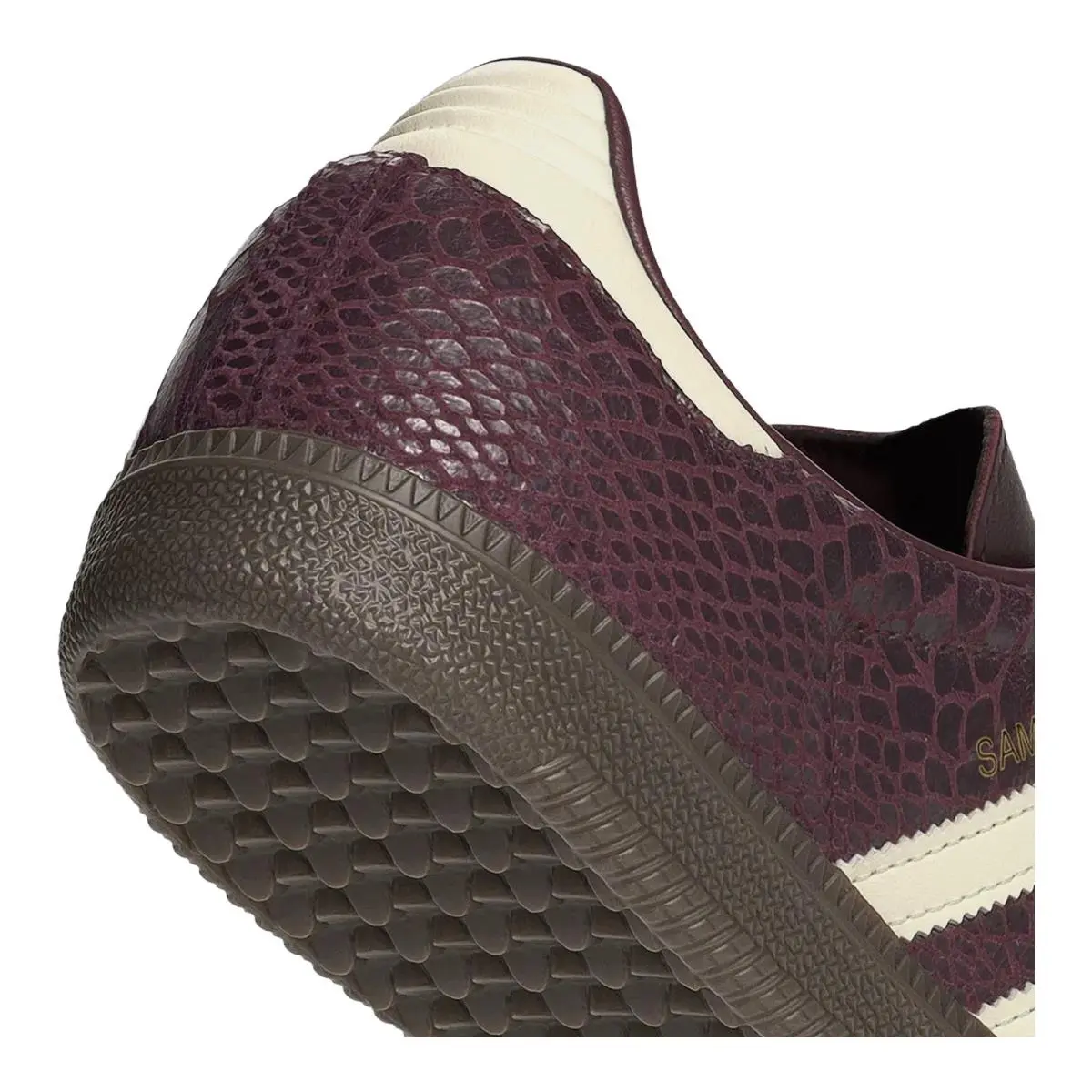 Adidas shoes - Samba Og Snakeskin - Samba Snakeskin - IH3979 - Maroon/Cream White/Gold Metallic 2