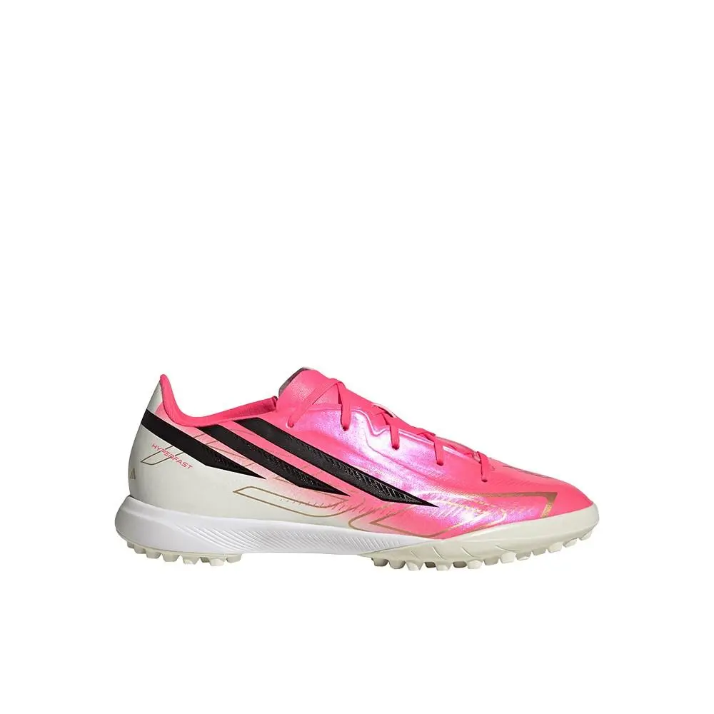 Adidas F50 Hyperfast League Turf Soccer Cleats Unisex Pink Sneakers Athletic Sho
