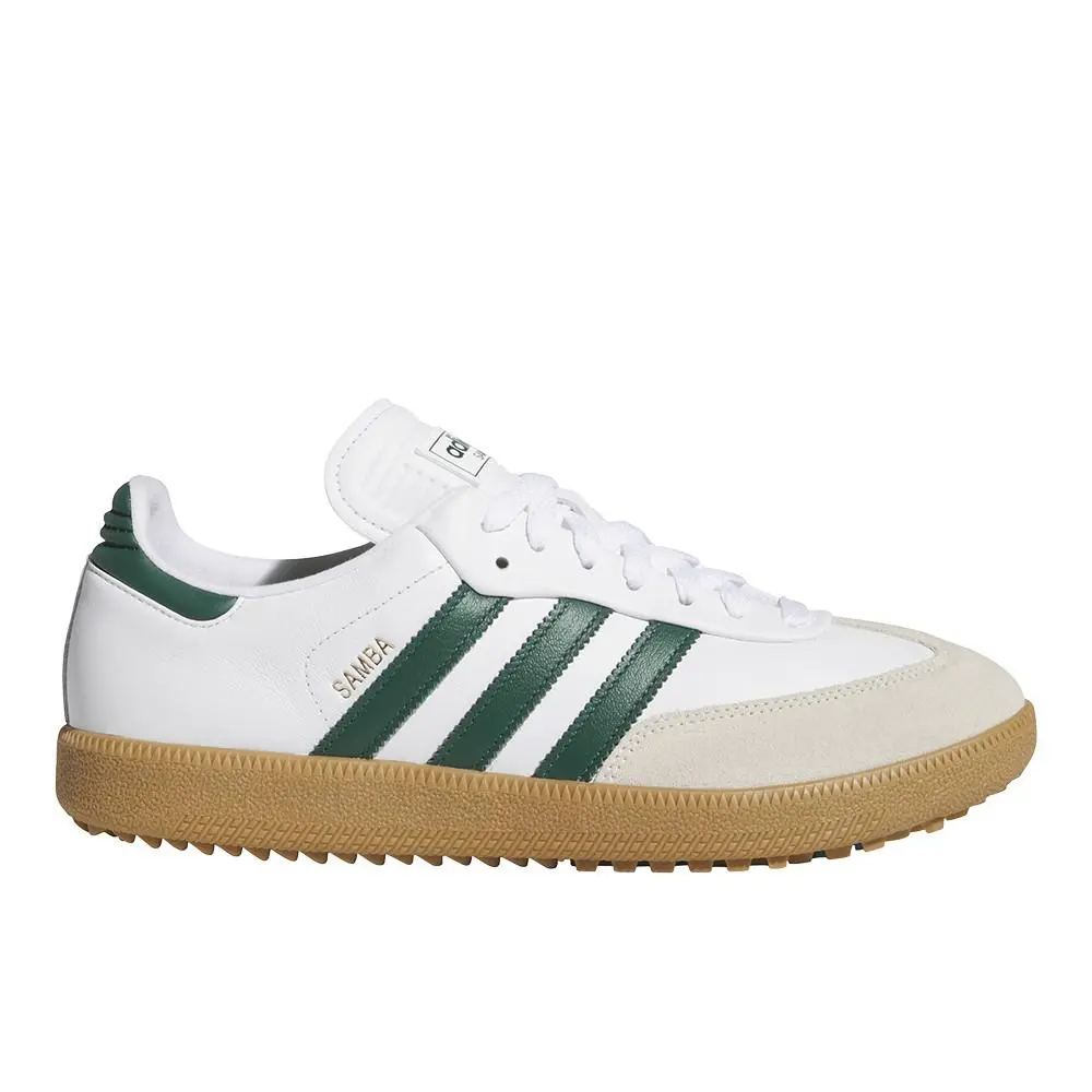 Samba Spikeless Golf Unisex White Sneakers Athletic Shoes SB1158-JH6151 by Adidas