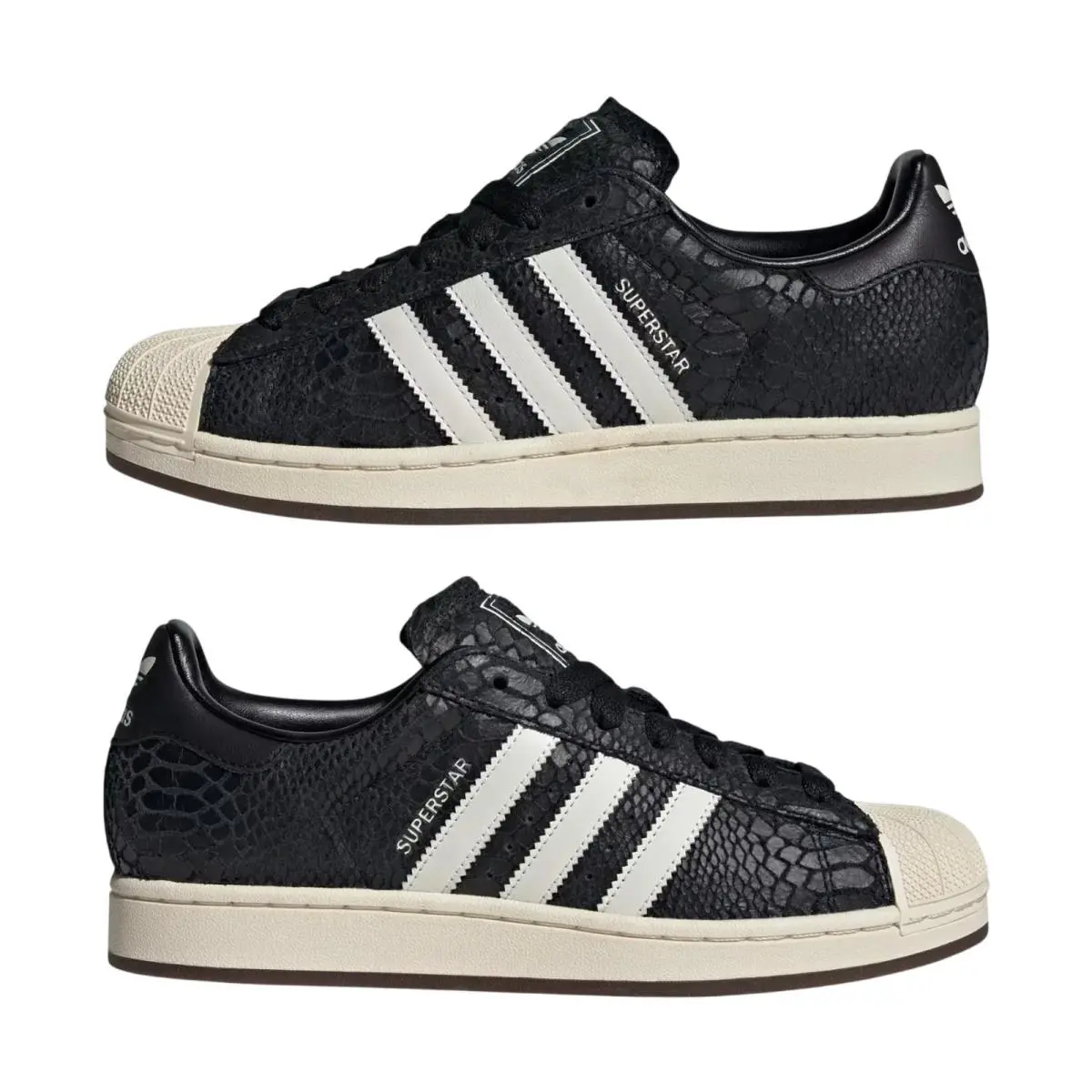 Adidas Superstar II Unisex 11m/12w Casual Shoes Black Cream White KH8972